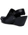 Image #3 - Golo Women's Billy Jean Buckle Western Mules - Snip Toe, Black, hi-res