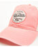 Image #2 - John Deere Women's Logo Circle Patch Baseball Cap , Pink, hi-res