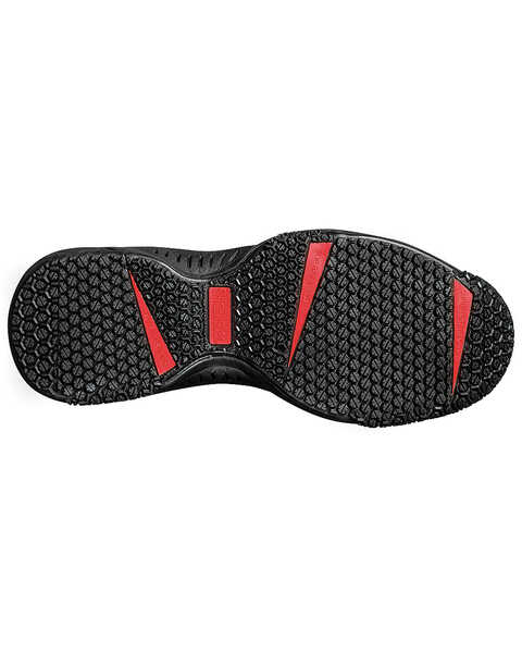 Image #2 - SkidBuster Men's Non-Slip Waterproof Leather Work Shoes - Round Toe, Black, hi-res