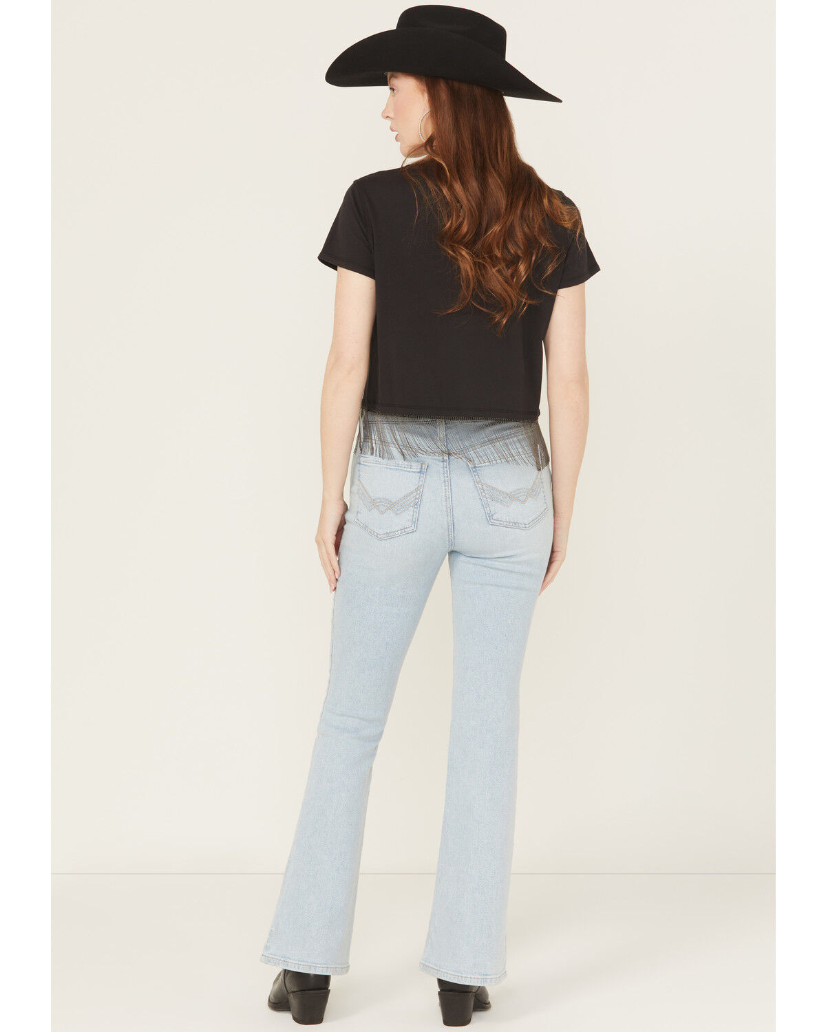 Image #3 - Idyllwind Women's Melbourne Light Wash Legend High Rise Bootcut Super Stretch Denim Jeans, Light Wash, hi-res