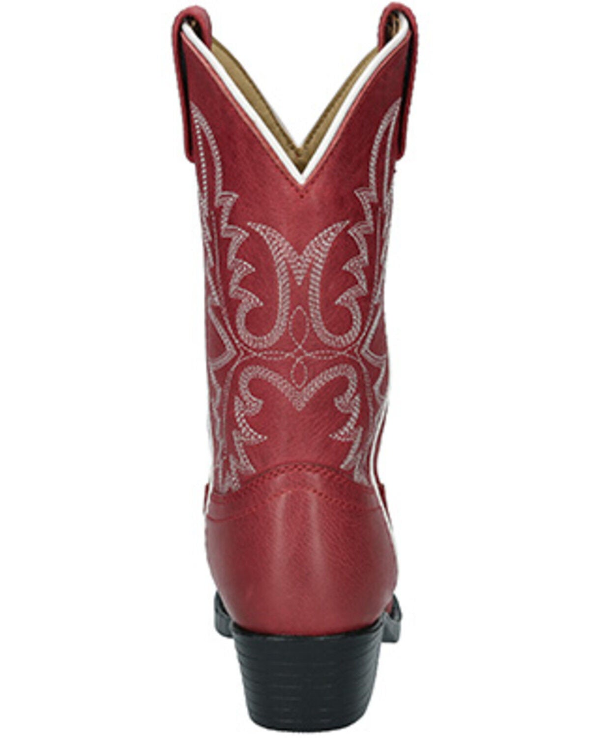 Image #5 - Smoky Mountain Girls' Denver Western Boots - Round Toe, Red, hi-res