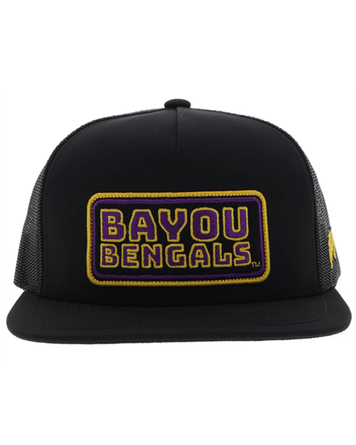 Image #3 - Hooey Men's Bayou Bengals Trucker Cap, Black, hi-res