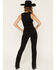 Image #4 - Idyllwind Women's Shiloh Embellished Jumpsuit, Black, hi-res