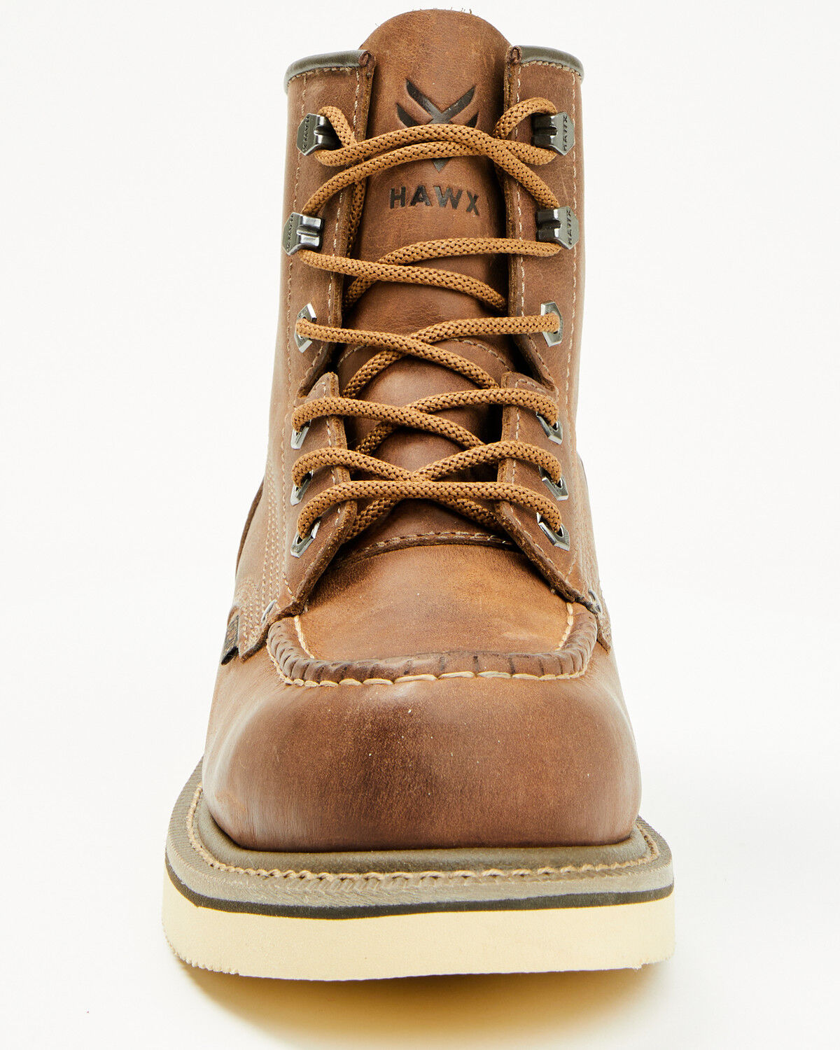 Image #4 - Hawx Men's 6" Lace-Up Work Boots - Composite Toe, Brown, hi-res