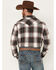 Cody James Men's Cabin Fever Long Sleeve Snap Western Flannel Shirt, Cream, hi-res