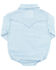 Image #4 - Wrangler Infant Boys' Long Sleeve Collared Onesie, Blue, hi-res