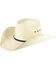 Cody James Boys' Elastic Fit Straw Cowboy Hat, Natural, hi-res