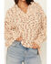 Image #3 - Cleo + Wolf Women's Popcorn Yarn Hoodie, Oatmeal, hi-res