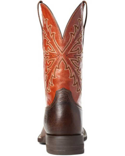 Image #3 - Ariat Men's Qualifier Western Performance Boots - Square Toe, Brown, hi-res
