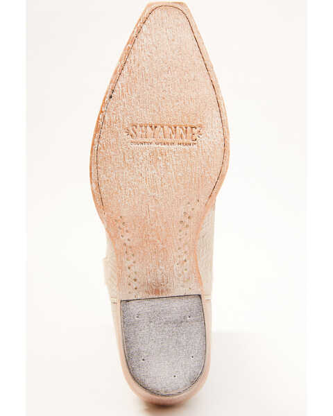 Image #7 - Shyanne Women's Belle Western Boots - Snip Toe, White, hi-res