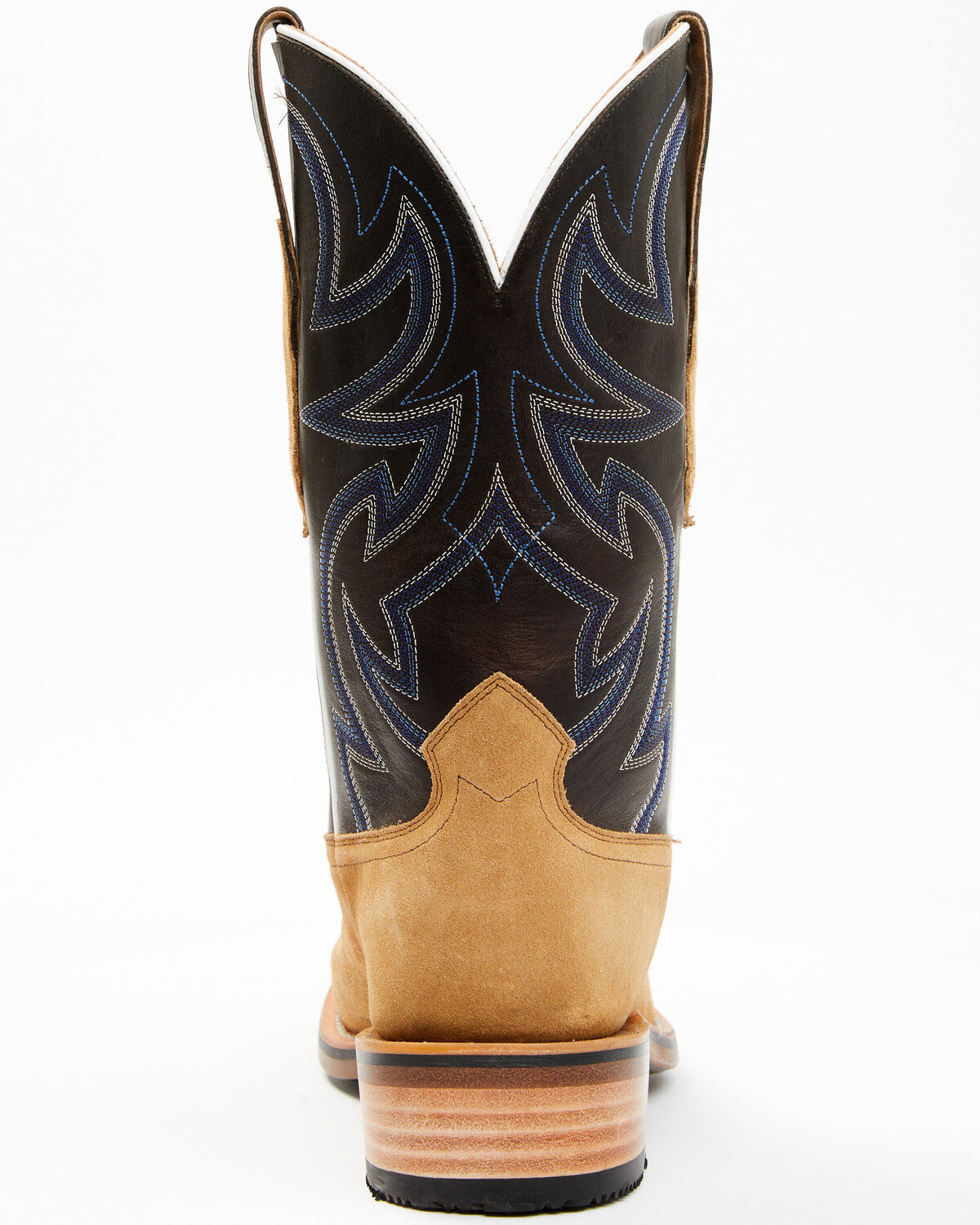 Image #5 - RANK 45® Men's Archer Roughout Western Boots - Square Toe, Coffee, hi-res