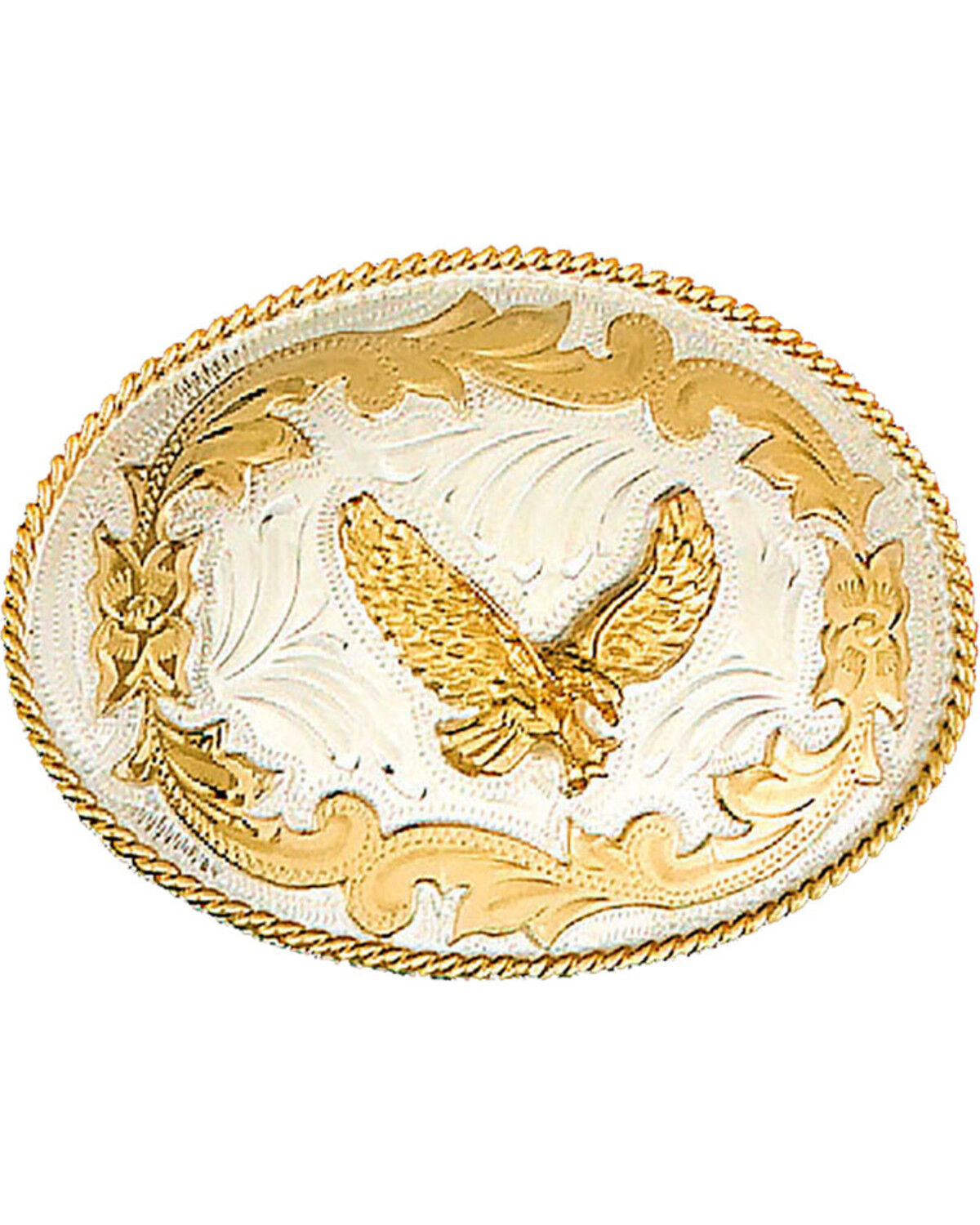 Image #1 - Western Express Men's German Eagle Belt Buckle, Silver, hi-res