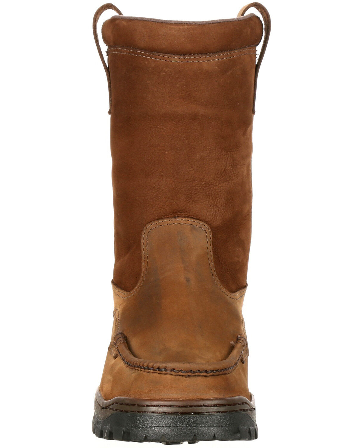 Image #4 - Rocky Men's Outback Waterproof Work Boots - Moc Toe, Brown, hi-res