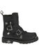 Harley Davidson Men's Distortion Skull Moto Boots - Round Toe, Black, hi-res