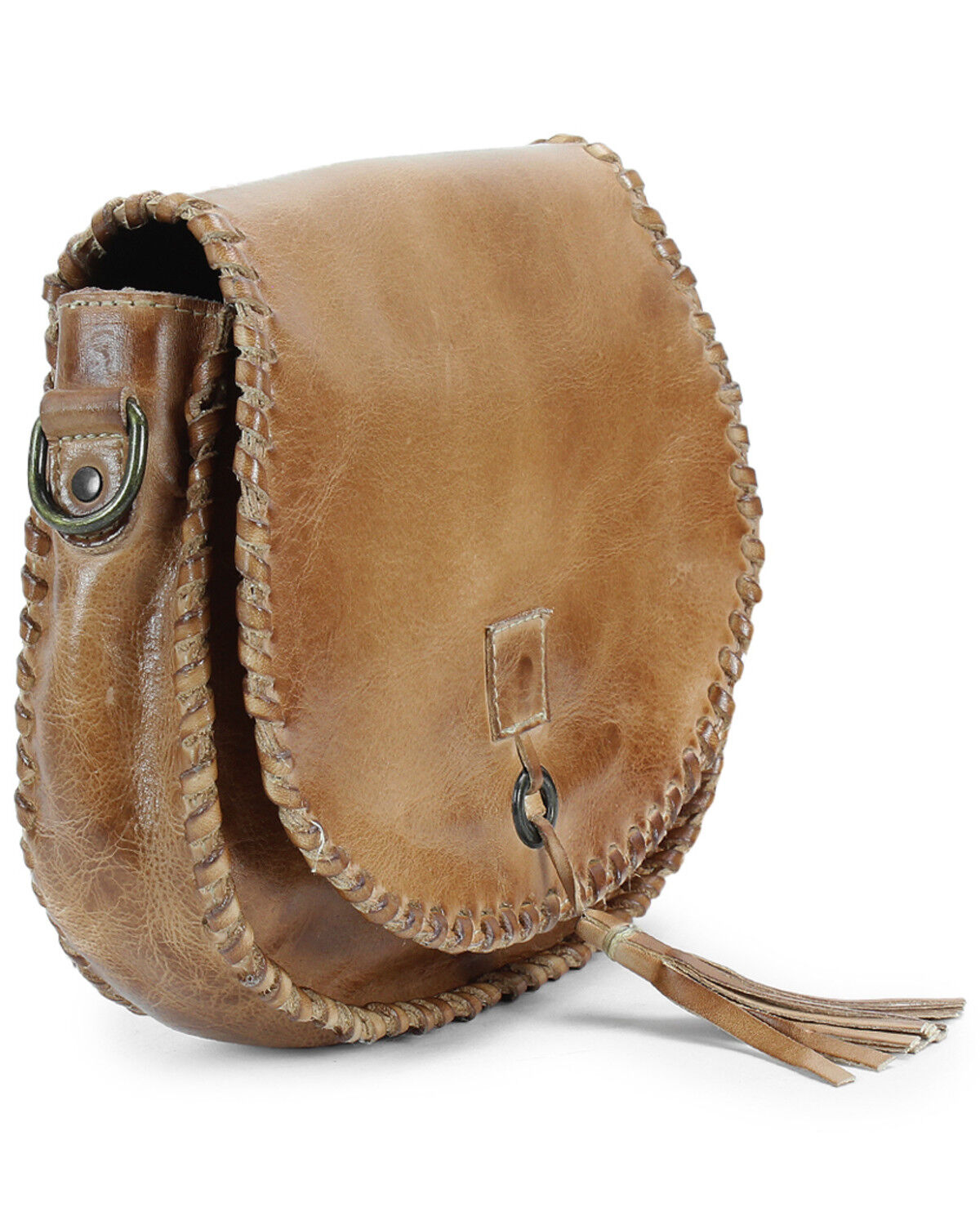 Image #2 - Bed Stu Women's Half Moon Crossbody Bag, Distressed Brown, hi-res