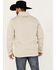 Image #4 - Cinch Men's Heather 1/4 Zip Pullover, Cream, hi-res