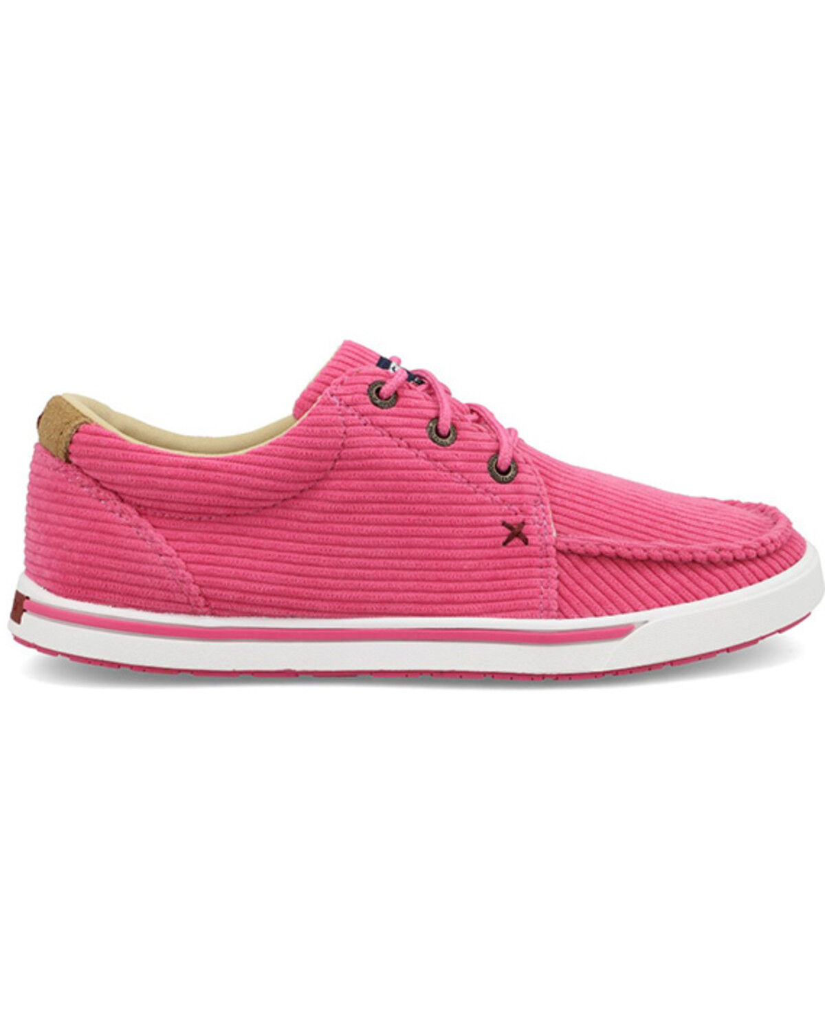 Image #2 - Twisted X Wrangler Women's Kicks Casual Shoes - Moc Toe, Pink, hi-res