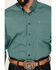 Image #3 - Cinch Men's Geo Print Long Sleeve Button-Down Western Shirt, Green, hi-res