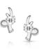 Montana Silversmiths Women's Kristy Titus Mountain Destination Pearl Earrings, Silver, hi-res
