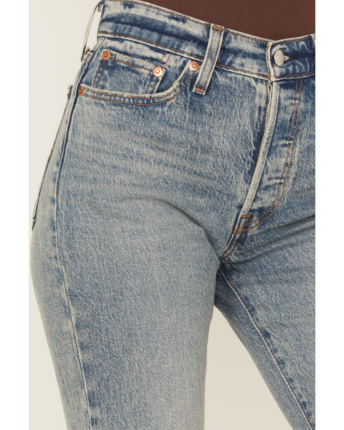 Image #2 - Levi's Premium Women's Boots Are Back In Town Medium Wash Bootcut Stretch Denim Jeans, Medium Wash, hi-res