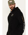 Image #2 - Brixton Men's Crest Logo Hooded Sweatshirt, Black, hi-res