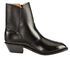 Image #2 - Boulet Men's Side Zip Ankle Boots - Square Toe, Black, hi-res