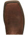 Image #6 - Justin Men's Stampede Rush Short Base Performance Western Boots - Broad Square Toe, Brown, hi-res