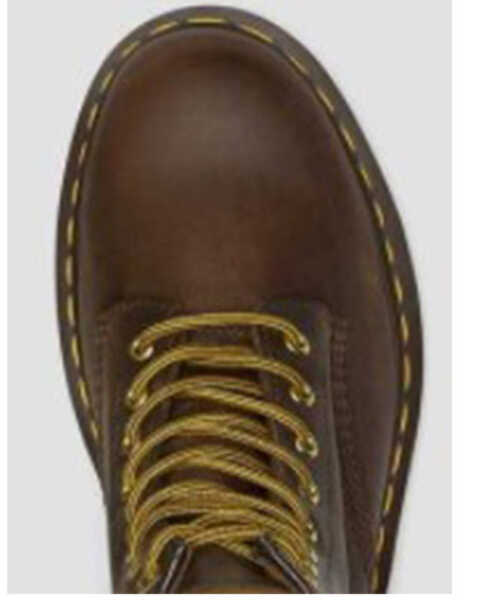 Image #3 - Dr. Martens 1460 Crazy Horse Lace-Up Boots - Round Toe, Brown, hi-res