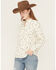 Image #3 - Idyllwind Women's Snowden Floral Print Long Sleeve Featherlight Western Shirt, Cream, hi-res