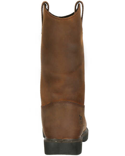 Image #3 - Georgia Boot Men's Suspension System Waterproof Western Work Boots - Soft Toe, Brown, hi-res