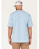 Image #4 - Carhartt Men's Loose Fit Heavyweight Logo Pocket Work T-Shirt, Light Blue, hi-res