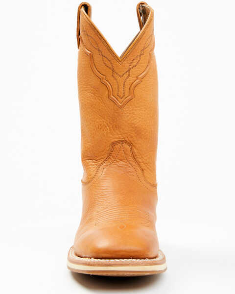 Image #4 - RANK 45® Men's Crepe Western Performance Boots - Broad Square Toe, Honey, hi-res