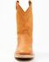 Image #4 - RANK 45® Men's Crepe Western Performance Boots - Broad Square Toe, Honey, hi-res