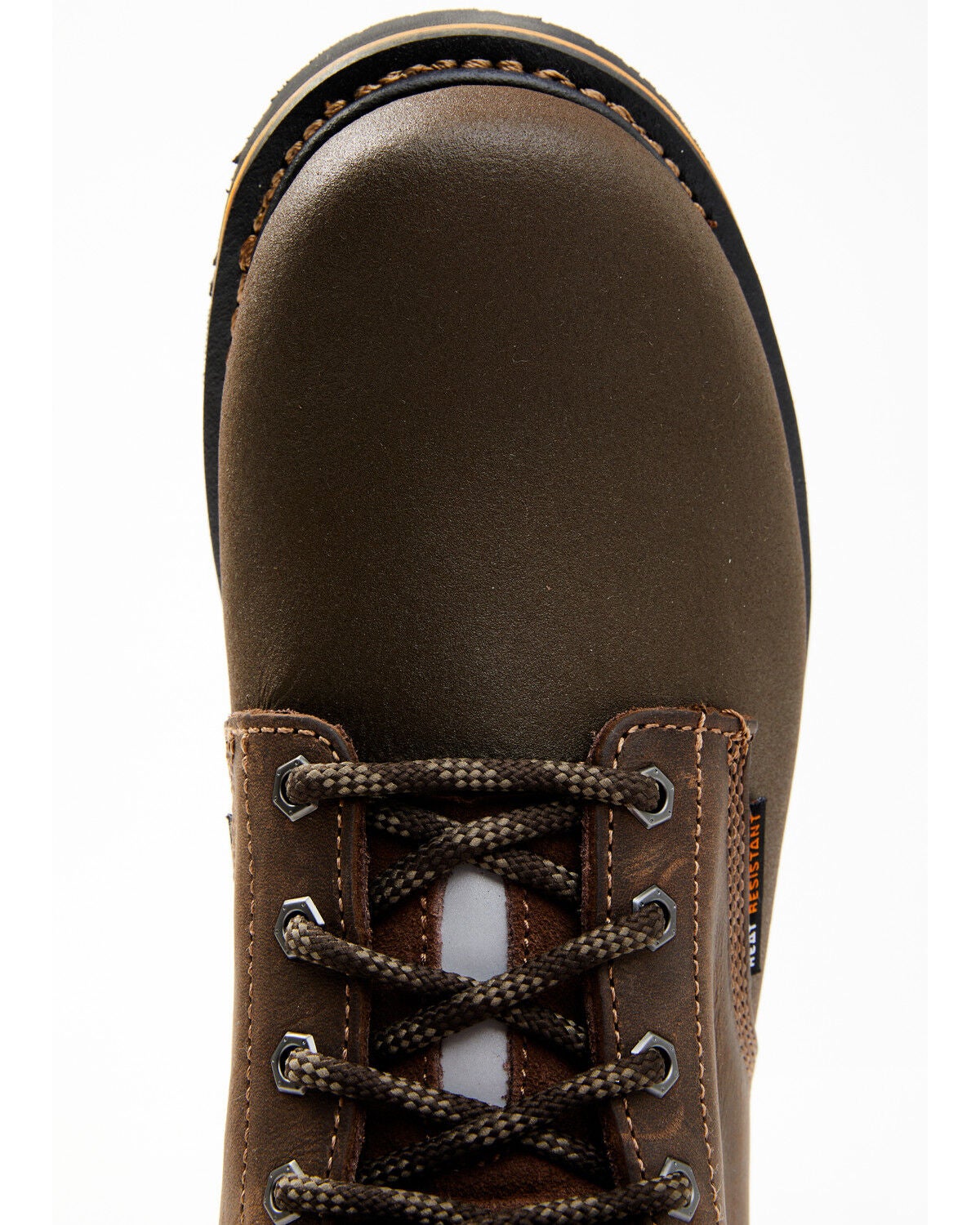 Image #6 - Georgia Boot Men's AMP Light Wedge WP 6" Lace-Up Work Boots - Soft Toe, Brown, hi-res