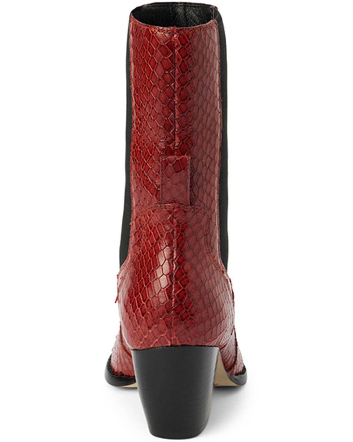 Image #5 - Matisse Women's Keith Snake Print Booties - Snip Toe, Red, hi-res