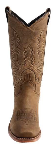 Image #4 - Abilene Women's Western Boots - Square Toe, Olive, hi-res