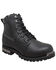 Ad Tec Men's Double Zipper Biker Boots - Soft Toe, Black, hi-res