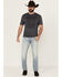 Image #1 - Moonshine Spirit Men's Sutton Light Wash Slim Stretch Denim Jeans, Light Wash, hi-res