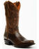 Image #1 - Moonshine Spirit Men's Pancho Tooled Western Boots - Square Toe, Brown, hi-res