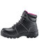 Image #3 - Avenger Women's Builder Mid Water Repellant Lace-Up Work Boots - Soft Toe, Black, hi-res