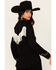 Image #3 - Wrangler Women's Fringe Long Sleeve Snap Western Shirt, Black, hi-res