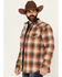 Image #2 - Cody James Men's Caliente Plaid Print Sherpa Lined Button-Down Shirt Jacket, Tan, hi-res