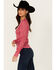 Image #2 - Free People Women's Sequins Gold Rush Long Sleeve Top, Hot Pink, hi-res