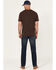 Image #3 - Brothers and Sons Men's Tucker Slim Straight Stretch Denim Jeans, Dark Wash, hi-res