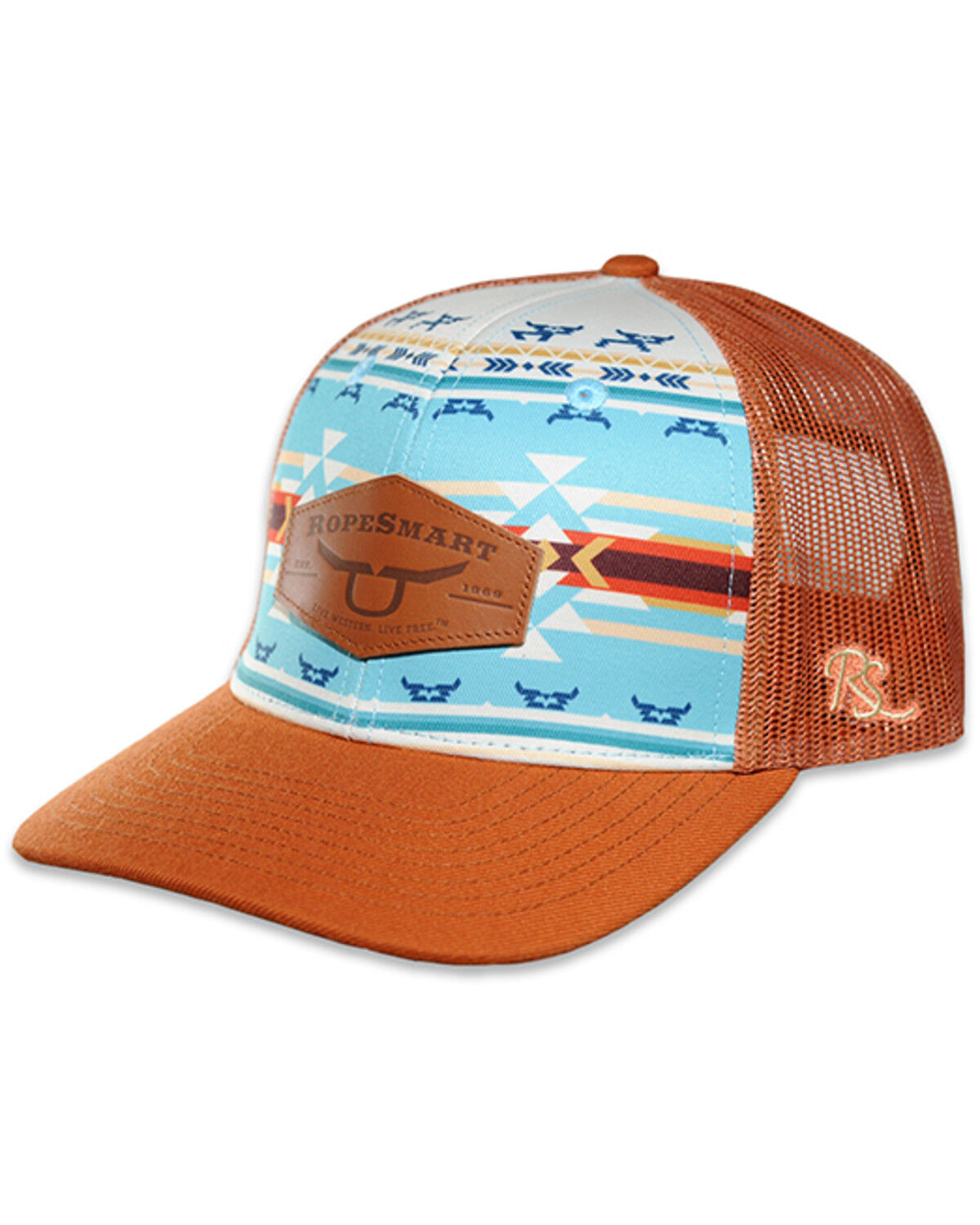 Image #1 - RopeSmart Women's Southwestern Print Ball Cap, Multi, hi-res