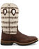 Image #2 - Twisted X Men's 12" Elephant Print Tech X Western Performance Boots - Broad Square Toe, Cream, hi-res
