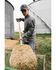 Image #1 - Hawx Men's Circle Patch Ball Cap, Black, hi-res