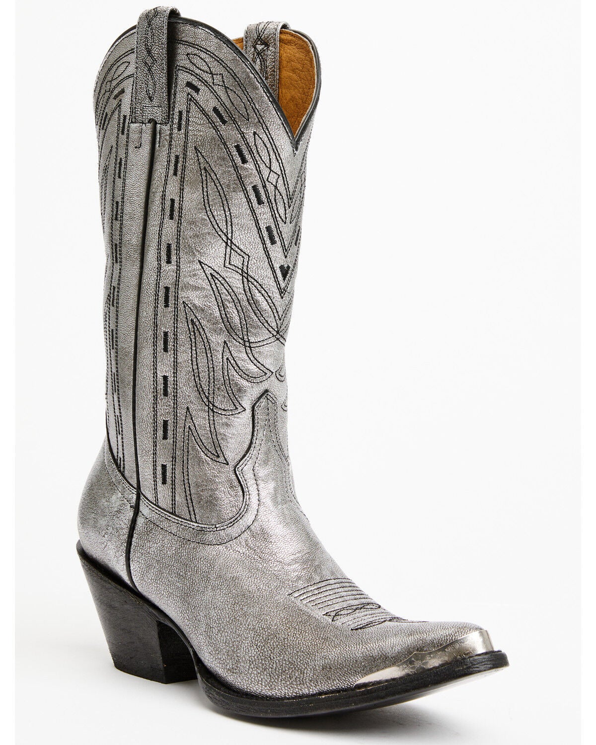 Idyllwind Women's Retro Rock Western Boots - Round Toe, Silver, hi-res