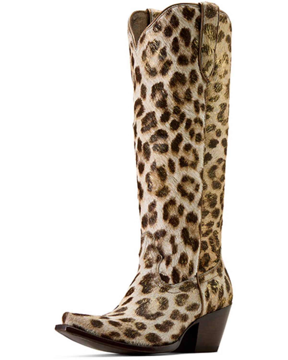 Image #2 - Ariat Women's Casanova Leopard Print Hair-On Western Boots - Snip Toe, Brown, hi-res