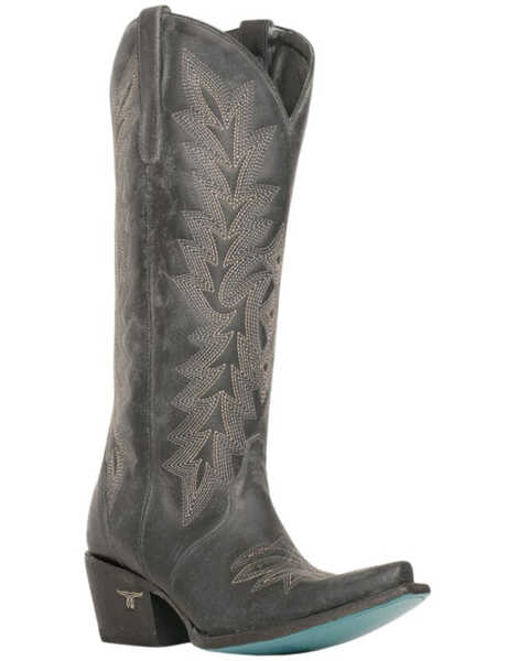 Lane Women's Off The Record Tall Western Boots - Snip Toe, Black, hi-res